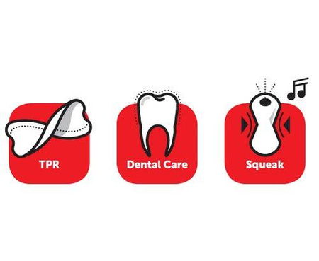 Flamingo Zabawka Dla Psa TPR Piłka Niebieska 7cm