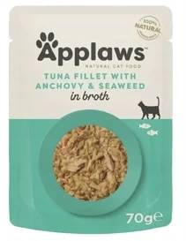 Applaws saszetka dla kota Tuńczyk, Anchois i Wodorosty 70g