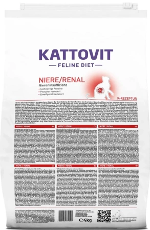 Kattovit Karma Dla Kota Niere Renal Na Nerki 4kg