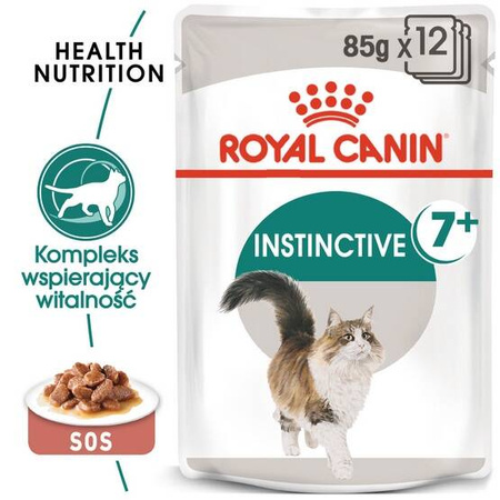 Royal Canin Instinctive +7 Karma Dla Kota w Sosie 85g