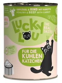 Lucky Lou Karma Dla Kociąt Drób Wołowina 400g