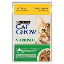 Purina Cat Chow Sterilised Kurczak saszetka 85g