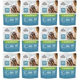 Frendi Mokra Karma dla Kota Królik Sos 12x100g