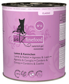 Catz Finefood Classic N11 Jagnięcina Królik 800g