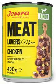 Josera Meat Lovers Menu Karma dla Szczeniąt Kurczak 400g