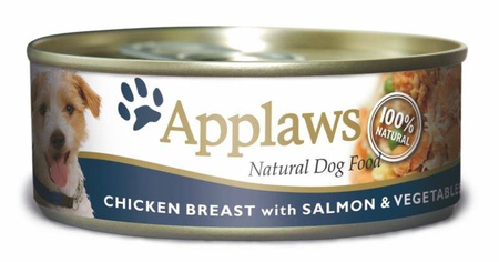 Applaws Pies Puszka 156G Kurczak Łosoś Warzywa, karma dla psa