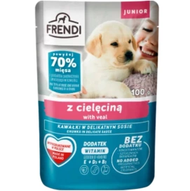 Frendi Mokra Karma dla Szczeniąt Cielęcina w Sosie 100g