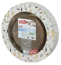 Zolux Chatouille Drapak Dla Kota Karton Owal z Piłką 30cm