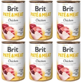 Brit Pate Mokra Karma Dla Psa Kurczak 6x400g