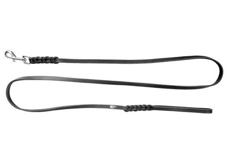 Dingo Smycz Dla Psa Skórzana 0,8x230cm Czarna