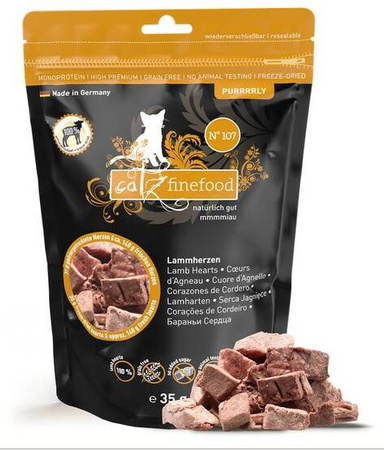 Catz Finefood Purly Przysmak Dla Kota Serca Jagnięce 35g