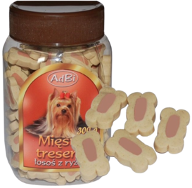 Adbi 300g Mięsne Treserki Łosoś+Ryż