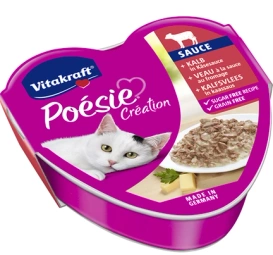 Vitakraft Kot 85g Tacka Poesie Cielęcina Ser Sos /15