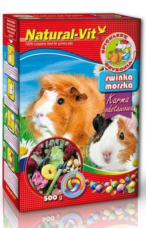 Natural Vit Karma Dla Świnki Morskiej, Pełnoporcjowa 500g
