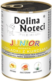 Dolina Noteci Premium JUNIOR żołądki kurczaka 400g, karma dla psa