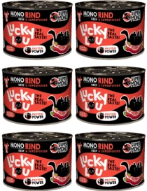 Lucky Lou Supermono Karma Dla Kota Wołowina 6x200g