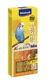 Vitakraft Kracker Kolby 3 sztuki dla papugi falistej Popcorn Miód Pomarańcza