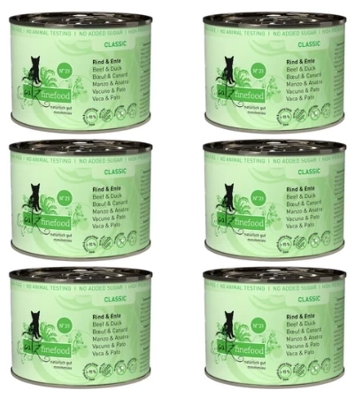 Catz Finefood Classic Karma dla Kota Wół Kaczka 6x200g