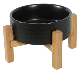 Zolux Miska Ceramiczna dla Psa Kota Stojak 300ml Czarna