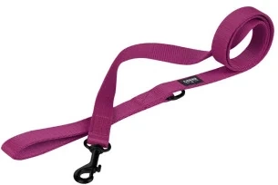 Chaba Taśmowa Smycz dla Psa Bordowa L 20mm/1,3m