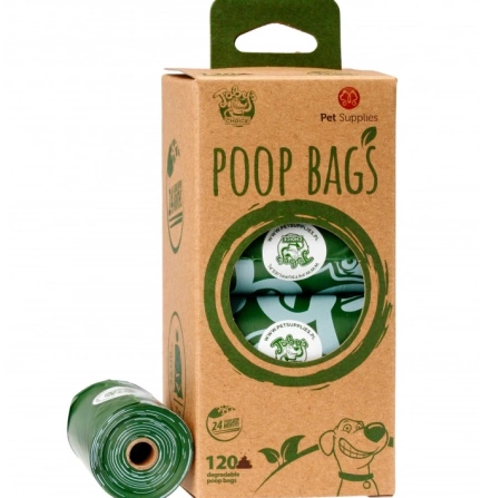 Poop Bags Worki Na Odchody Biodegradowalne 4x120szt