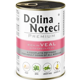 Dolina Noteci Karma Dla Psa Cielęcina Groszek 400g