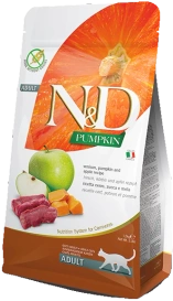 Farmina N&D Karma Dla Kota Dziczyzna Dynia Jabłko 300g