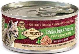 Carnilove Cat Chicken, Duck & Pheasant - kurczak, kaczka i bażant puszka 100g
