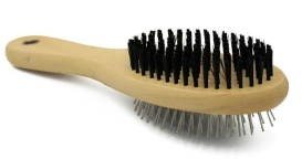 Yarro Szczotka Dla Psa Kota Drewniana Dwustronna L