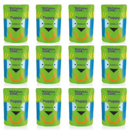 Natural Code Puppy Karma Dla Szczeniąt Jagnię 12x100g