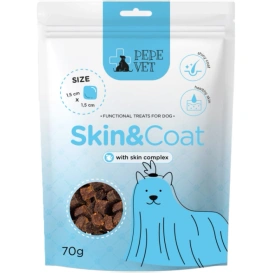 Paka Zwierzaka Pepe Vet Przysmak dla Psa Skin & Coat 70g