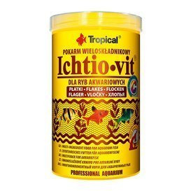Tropical Ichtio-Vit 1l, uniwersalny pokarm dla ryb