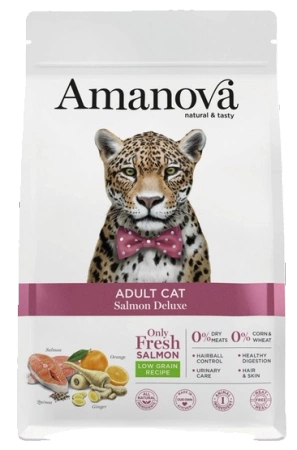 Amanova Deluxe Karma dla Kota Łosoś 6kg