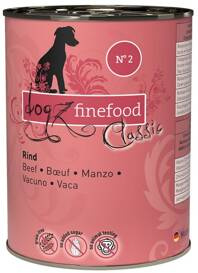 Dogz Finefood Karma Dla Psa N02 Wołowina 400g