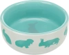 Miska Ceramiczna dla królika Z Motywem królika 250 ml średnica 11 cm Trixie
