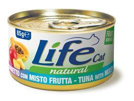 Life Cat Puszka 85g Tuńczyk Mix Owoców Karma dla Kota