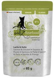 Catz Finefood Classic Karma Dla Kota Seniora Łosoś Kurczak 85g