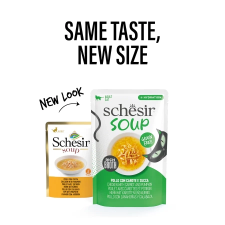 Schesir Soup Karma dla Kota Zupa Kurczak Dynia 40g