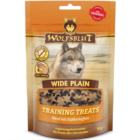 Wolfsblut Training Treats Wide Plain Dla Psa Konina 70g
