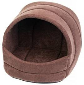 Buda dla Psa i Kota Owal Brąz 2 54x48x50cm