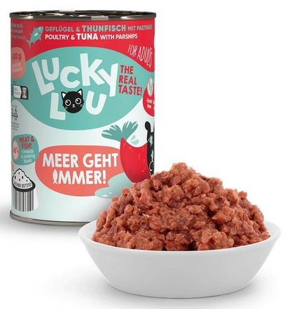 Lucky Lou Karma Dla Kota Drób Tuńczyk Puszka 400g