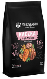Paka Zwierzaka Karma Dla Szczeniąt Kaczka z Łososiem 1,5kg