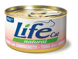 Life Cat Puszka 85g Tuńczyk Krewetki Karma dla Kota
