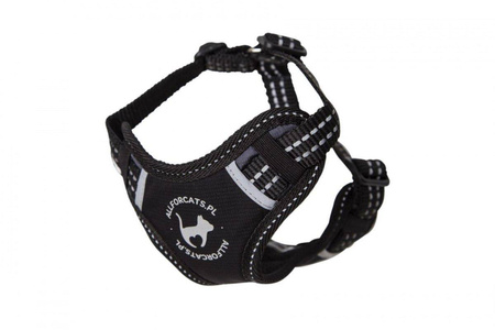 All For Cats Szelki Sportowe XS Czarne