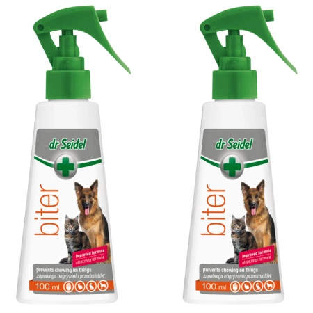 Dr Seidel Biter Spray Przeciw Obgryzaniu Przedmiotów 2x100ml