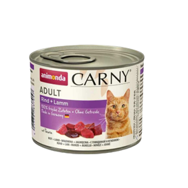 Animonda Carny Adult Wołowina + Jagnięcina puszka 200g