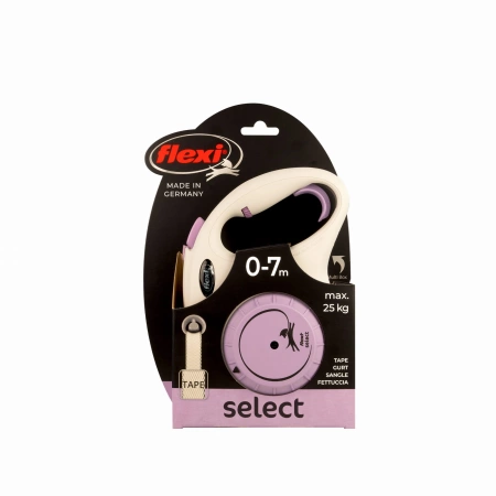 Flexi Select Automatyczna Smycz Dla Psa Fiolet 7m/25kg