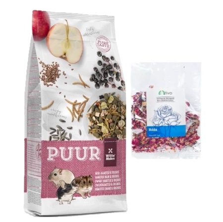 Zestaw Witte Molen Purr Mini 400g + TIVO Płatki Róży 30g