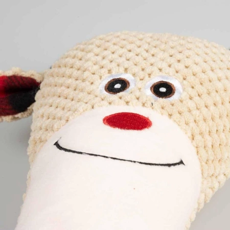 Duvo+ Świąteczna Zabawka Dla Psa z Piszczałką Renifer 80cm