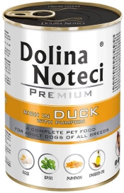 Dolina Noteci Premium Pies Kaczka i dynia puszka 400g